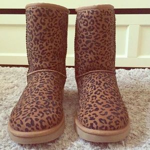 Ugg Australia Cheetah Print Classic Short Boot